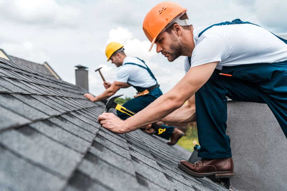 Men working on Roof