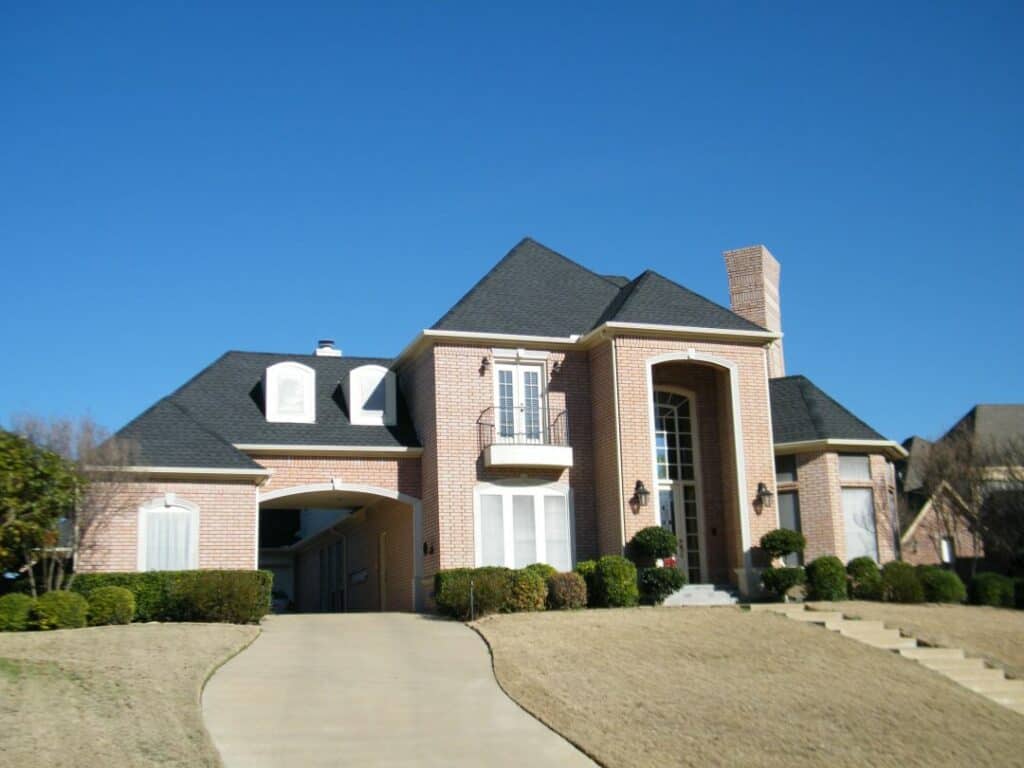 a suburban home