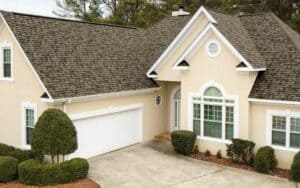 a roof covered by Owens Corning Duration shingles and their warranty