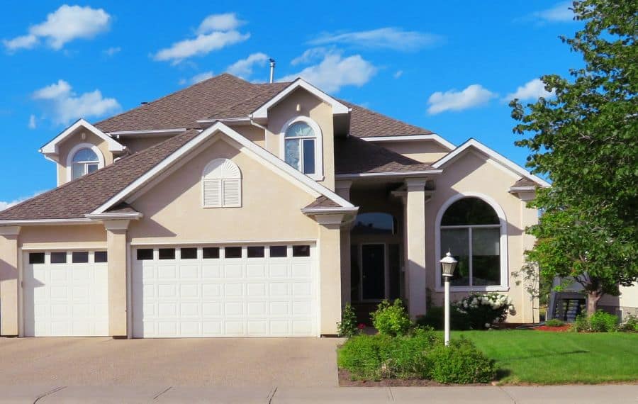 a suburban Dayton home following a successful roof replacement