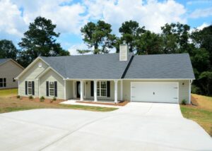 a suburban home with a new roof in Ohio